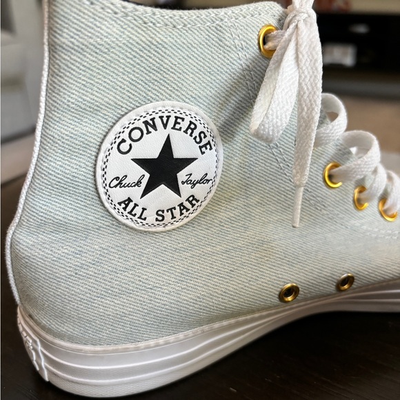 Custom hi top converse womens size 10 - Picture 6 of 8